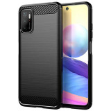 Cumpara ieftin Husa Xiaomi Poco M3 Pro 5G 4G Carbon Negru Techsuit