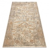 Covor de lana SOHO 477.04.LA113 OSTA Ornament, cadru, natural bej / maro , 200x300 cm