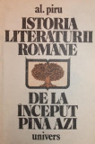 ISTORIA LITERATURII ROMANE DE LA INCEPUT PANA AZI