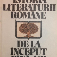 ISTORIA LITERATURII ROMANE DE LA INCEPUT PANA AZI