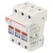 Clemă Siguranțe 10x38mm pentru Șină DIN 32A IP20