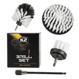 Set Perii Bormasina 4 Piese Detailing Auto K2 Brill PRO