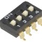 Comutator DIP-SWITCH 4 Secțiuni ON-OFF 24VDC