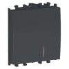 Intrerupator cap scara cu LED Schneider Easy Styl, 2M, Negru - LMR1422003