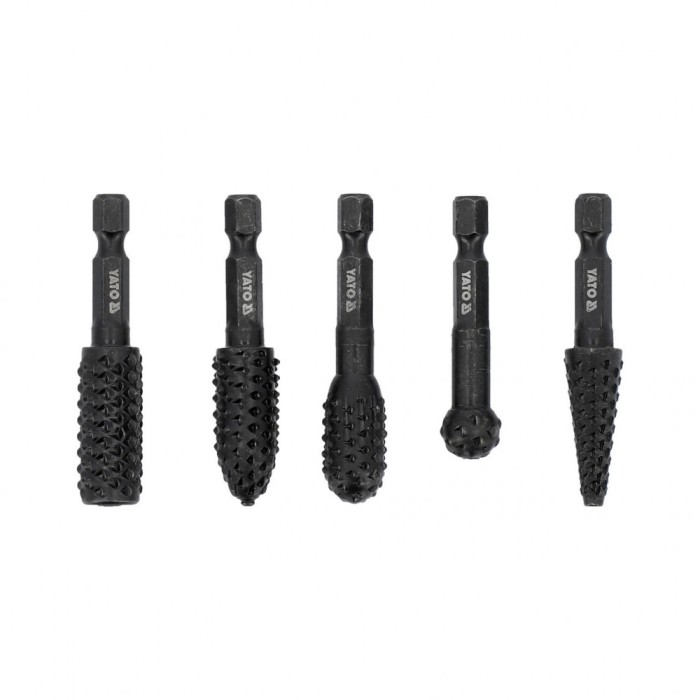Set freze pentru lemn, hex, 5 buc Yato YT-61747