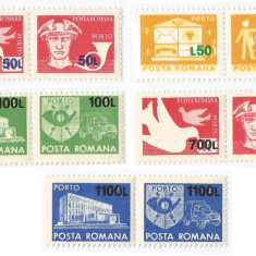 Romania, LP IV.34/1999, Porto duble 1982 cu supratipar, MNH
