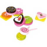 Small foot Sweets jucarie din lemn 3 y+ 14 buc