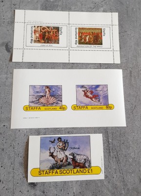 SCOTLAND PICTURA RELIGIOASĂ DANTELAT SI NEDANTELAT MNH foto