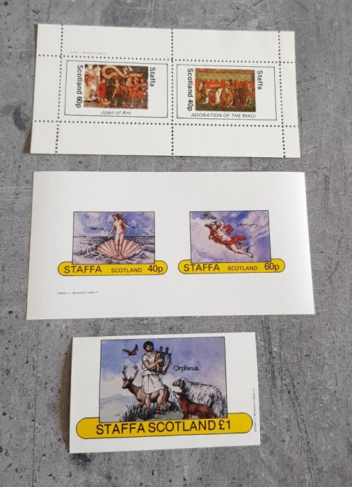 SCOTLAND PICTURA RELIGIOASĂ DANTELAT SI NEDANTELAT MNH