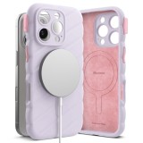 Husa pentru iPhone 16 Pro - Macaron Silicone MagSafe - Light&nbsp;Purple, Ringke
