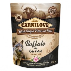 Carnilove Bizon cu Petale de trandafir 300 g foto