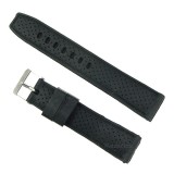 Cumpara ieftin Curea Ceas Silicon Negru 16mm 18mm 20mm 22mm 24mm Time Veranda, Antiderapanta, Catarama Otel Inoxidabil