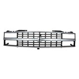 Grila radiator, masca fata Chevrolet C/K/Silverado Classic, 09.1987-1993, parte montare centrala, 253505-1, Aftermarket