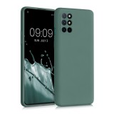 Husa pentru OnePlus 8T, Silicon, Verde, 55350.166, kwmobile, Carcasa