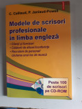 MODELE DE SCRISORI PROFESIONALE IN LIMBA ENGLEZA - C. CAILLAUD - CONTINE CD