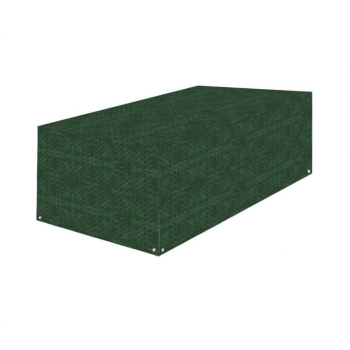 Husa protectie mobilier gradina, polietilena, verde, 240x180x100 cm, Isotrade