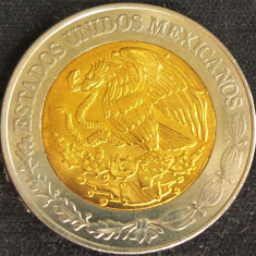 Moneda bimetal 1 NUEVO PESO - MEXIC, anul 2017 *cod 1054 = A.UNC