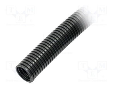 Tub de protecţie poliamidă 6 neagră 13 HELLERMANNTYTON -40&amp;divide;120&amp;deg;C foto