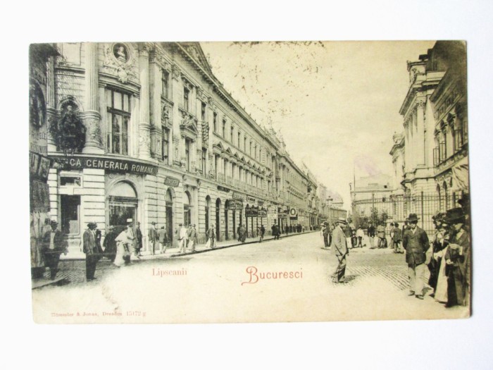 București-Strada Lipscani,case de schimb c.poș.cir.1902,stamp.Zorleni/Jud.Tutova