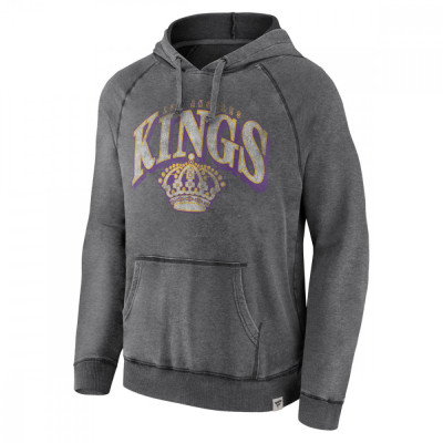 Los Angeles Kings hanorac de bărbați cu glugă True Classics Washed Pullover Hoodie grey - L foto