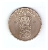 Moneda Danemarca 2 kroner 1951, stare buna, curata, Europa, Bronz-Aluminiu
