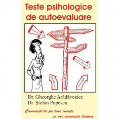 Teste psihologice de autoevaluare - Stefan Popescu Gh Aradavoaice foto