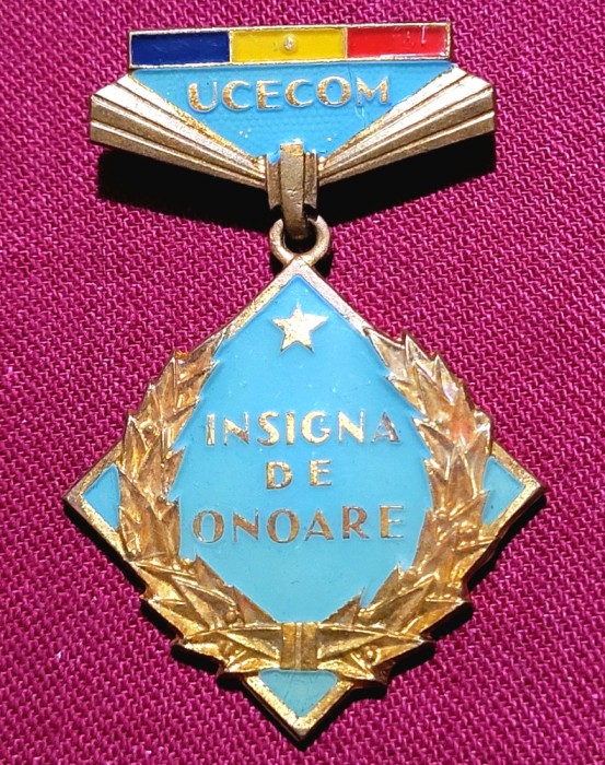 Insogna UCECOM membru de onoare fruntas