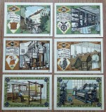Lot 6 Bancnote Notgeld Germania, P&ouml;&szlig;neck: 2x25, 2x50, 2x75 Pfennig - Numismatica