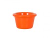 Set 6x Bol rotund din melamina portocalie, cca 40 ml