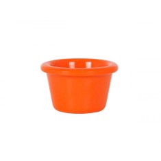 Set 6x Bol rotund din melamina portocalie, cca 40 ml