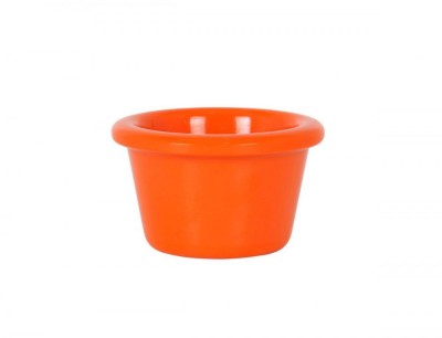 Set 6x Bol rotund din melamina portocalie, cca 40 ml foto