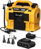 Compresor portabil cu acumulator AstroAI 3PLYE, 12V DC, 160PSI, Digital, Structura metalica, Adaptoare incluse