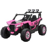 Cumpara ieftin UTV electric 4x4, pentru 2 copii, Kinderauto RZR2000, 180W, 12V, echipare PREMIUM, roz