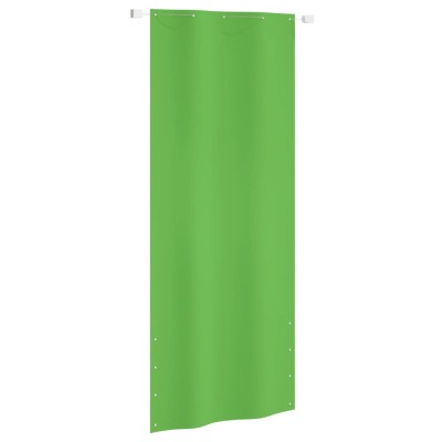 vidaXL Paravan de balcon, verde deschis, 100x240 cm, țesătură oxford foto