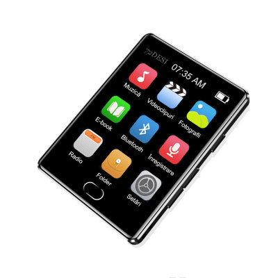 Player digital portabil bluetooth, 72DESI, Mp3, Mp4, Mp5, 16 Gb, ecran color, tactil, 2.8 inch, carte electronica inteligenta, carcasa metalica, negru foto