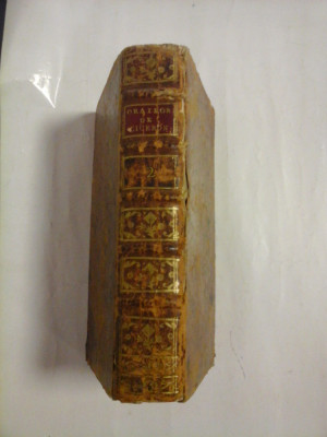 ORAISONS CHOISIES DE CICERON tome second - traduction revue par M. de WAILLY - Paris, 1787 foto