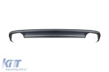 Difuzor tip S6 potrivit pentru bara de protectie spate standard a Audi A6 sedan 2012-2015 -oo--oo- Performance AutoTuning