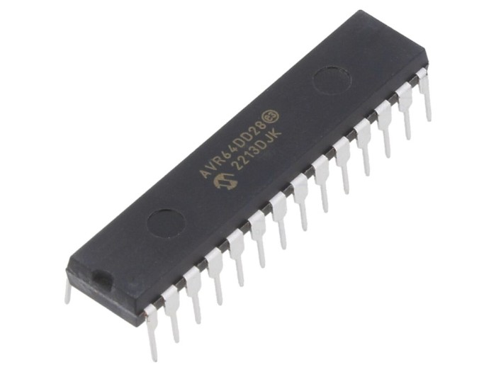 Microcontroler AVR 64kB FLASH, 24MHz
