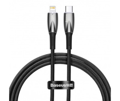 Cablu incarcare si transfer Baseus Glimmer, USB Type-C/Lightning foto