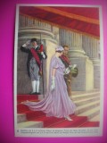 HOPCT 6397 BRUXELLES -1934-REGINA ASTRID-FAMILIA REGALA BELGIA-CROMO LITHO-CIOCOLATA COTE D&#039;OR
