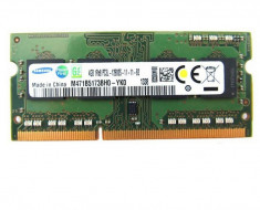 Memorie Samsung Sodimm 4GB PC3L-12800 DDR3 1600Mhz PC3L 1.35V, m471b5173bh0-yk0 foto