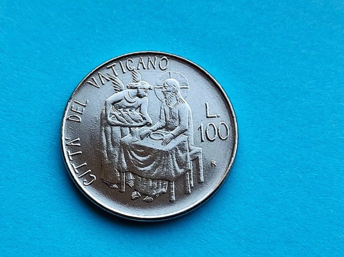 100 Lire 1981 Vatican-AUNC-RAR