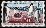 Teritoriile Antarctice Franceze TAAF 1962, Mi #26**, fauna, pasari, pinguini, MNH! Cota 50 &euro;!