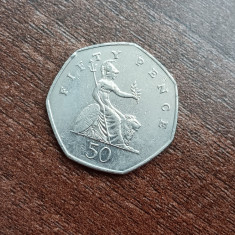 M3 C50 - Moneda foarte veche - Anglia - fifty pence - 2003