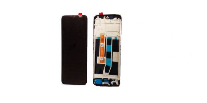 Display ecran cu Touchscreen si Rama pentru Oppo A16, OEM, Negru