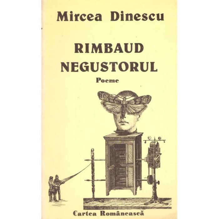 Mircea Dinescu - Rimbaud negustorul - poeme - dedicatie autor - 136917