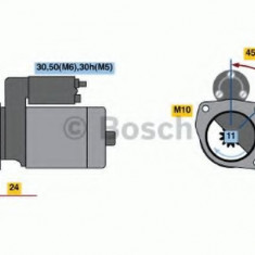 Starter BMW Seria 3 Touring (E46) (1999 - 2005) BOSCH 0 986 022 581