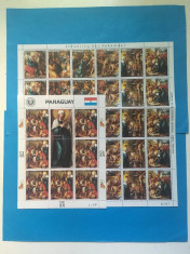 Paraguay - Pictura - DURER - KB + minicoala - Michel 49 - MNH foto