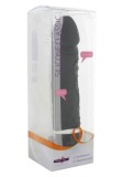 Cumpara ieftin Vibrator Realistic Silicone Classic, Negru, 16.5 cm