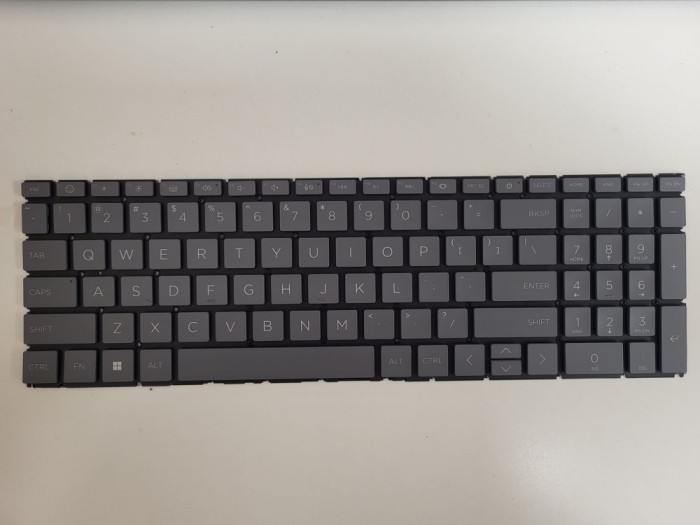 Tastatura Laptop, HP, Pavilion X360 15-ER, 15T-ER, iluminata, gri, layout US